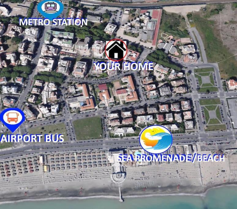 Sea Of Rome - Holiday Home Lido di Ostia Exterior photo